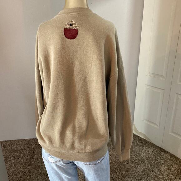 JERZEES Vintage Crew Neck Noah Ark Sweatshirt Women Size Large Religion - Picture 3 of 8